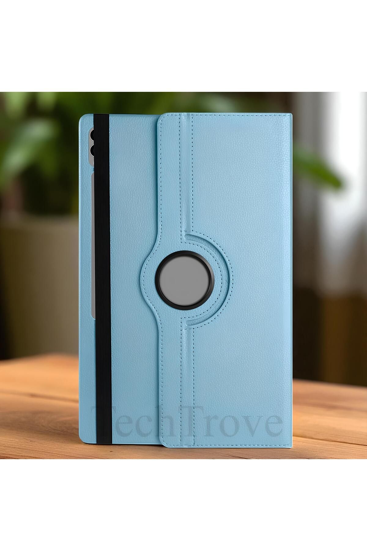 TechTrove Galaxy Tab S10 Ultra Kılıf 360 Dönebilen Standlı Pu Deri Kılıf