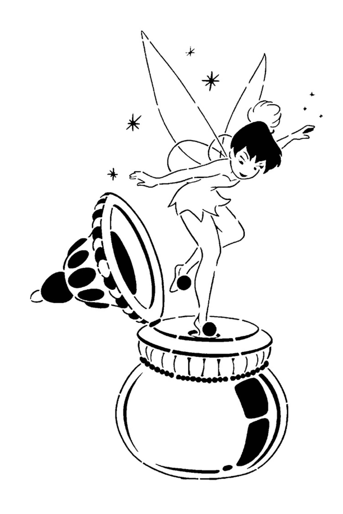 Lucest Tinkerbell kalıbı 4 (Plastik Aparattır!!!)