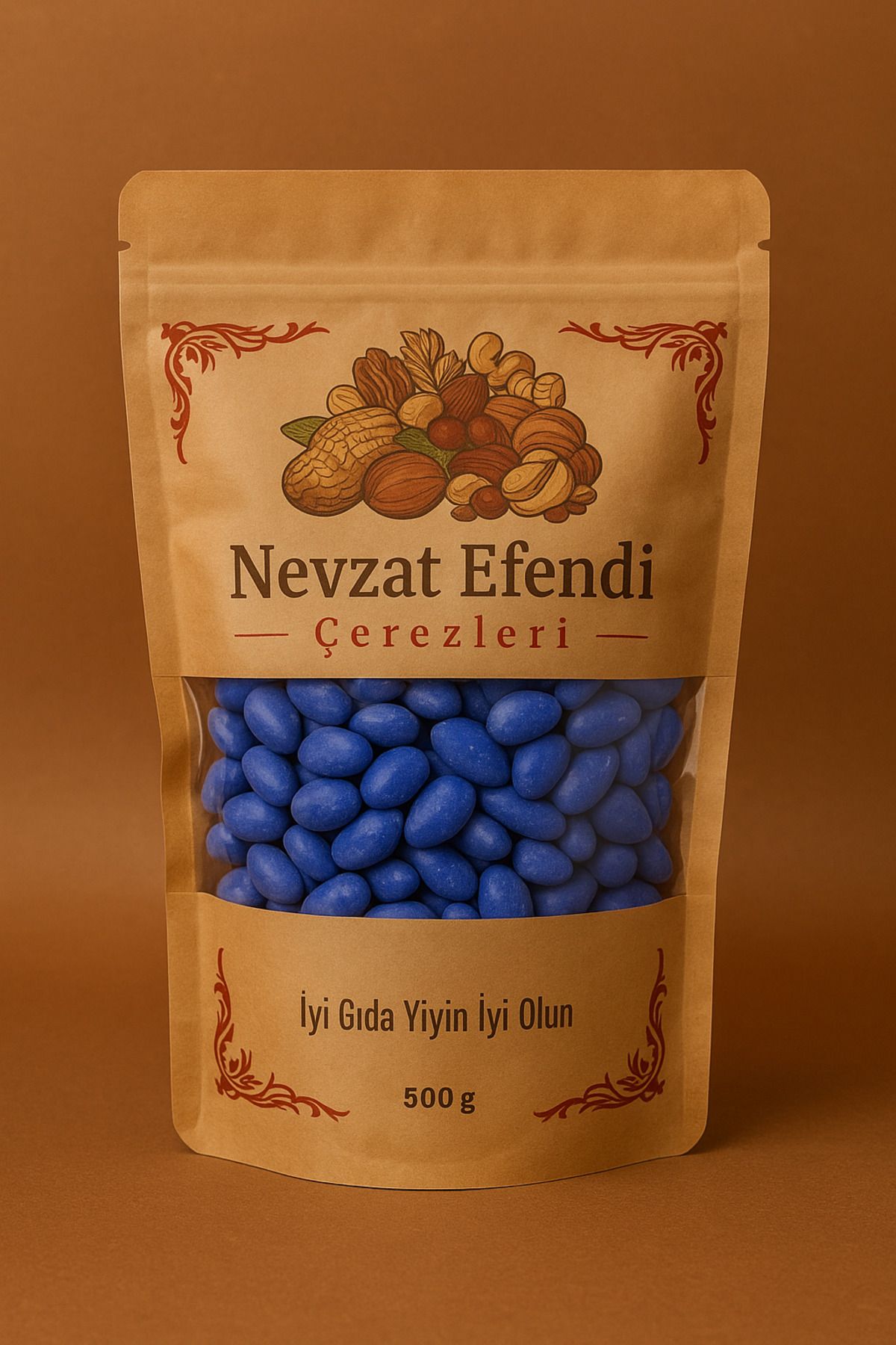 nevzatefendi Nevzat Efendi 500 gr Badem Şekeri – Geleneksel Lezzet, Taptaze Tat