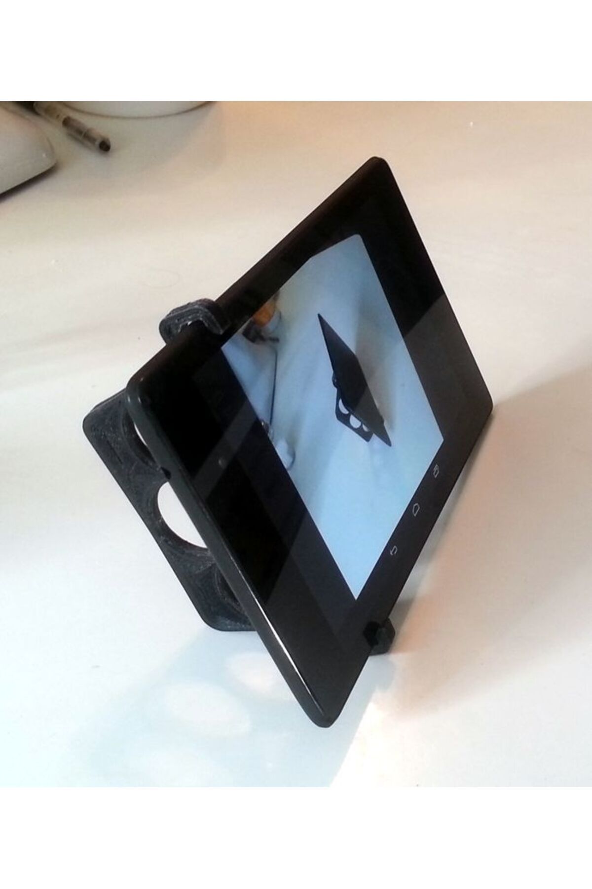 Lucest Nexus 7 Tablet için uyumlu KnuckleStand - büyütülmüş (Plastik Aparattır!!!)