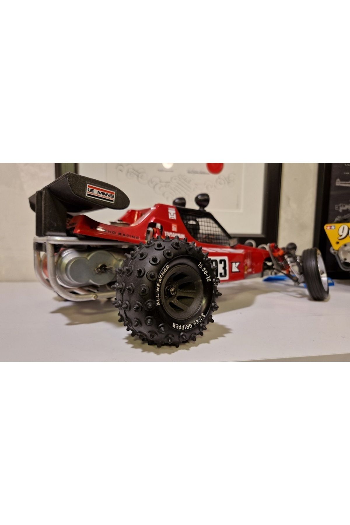 Lucest Tamiya 9805034 "Süper tutucu" arka lastikler için jantlar (Plastik Aparattır!!!)
