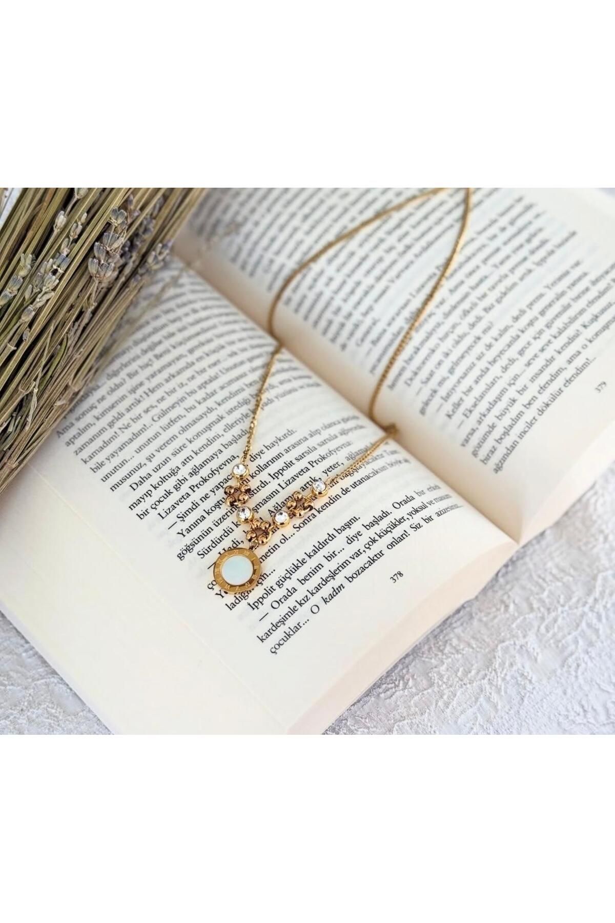 steel stainless 316L Gold Çelik Kolye