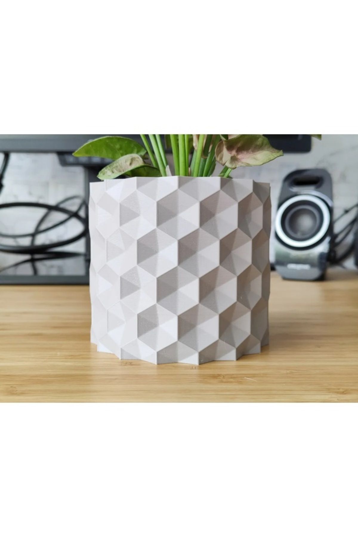 Biparca Store Mozaik Desenli Vazo (9x9x8cm)