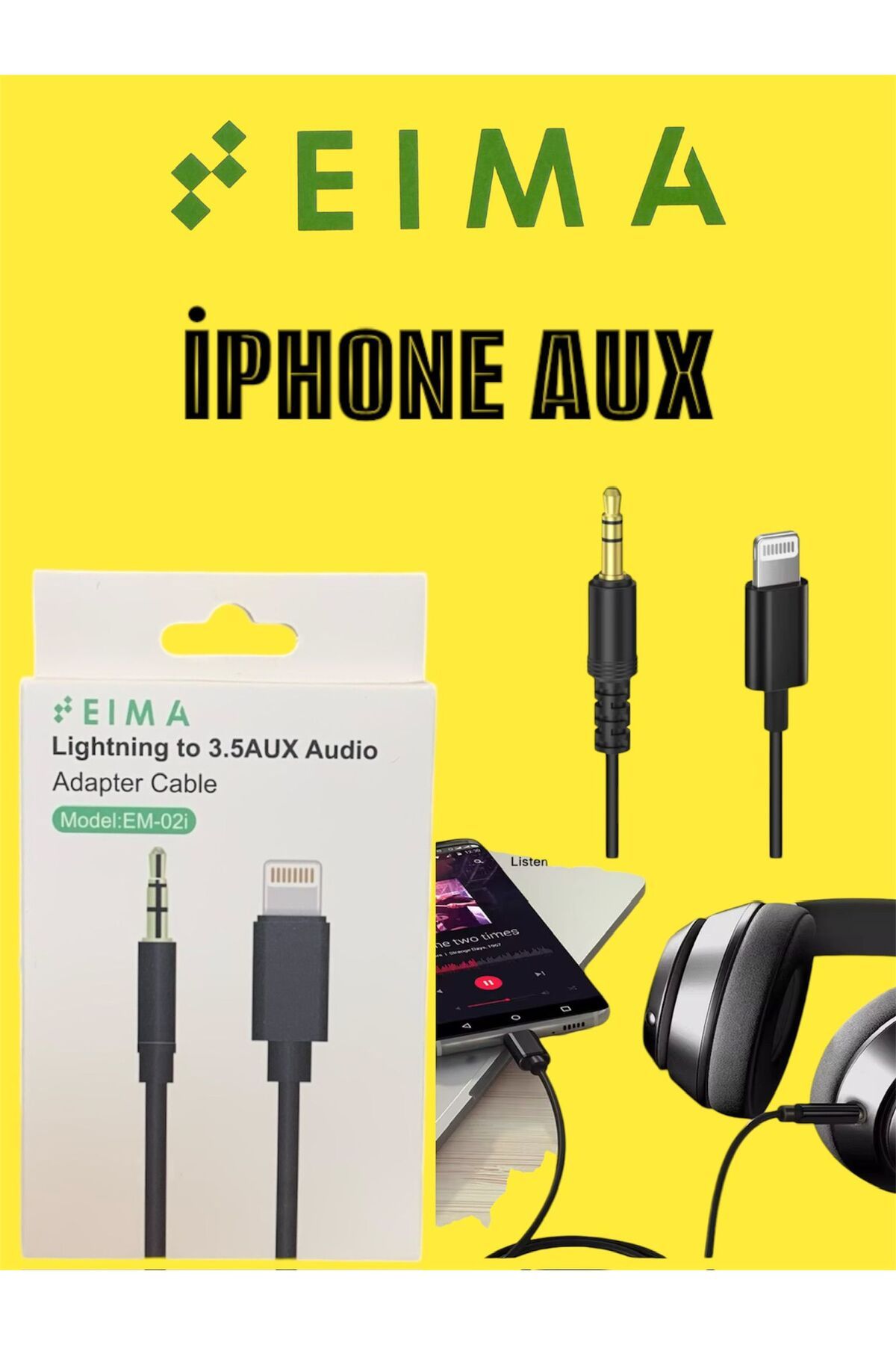 Bestech İphone To 3.5 AUX Kablo