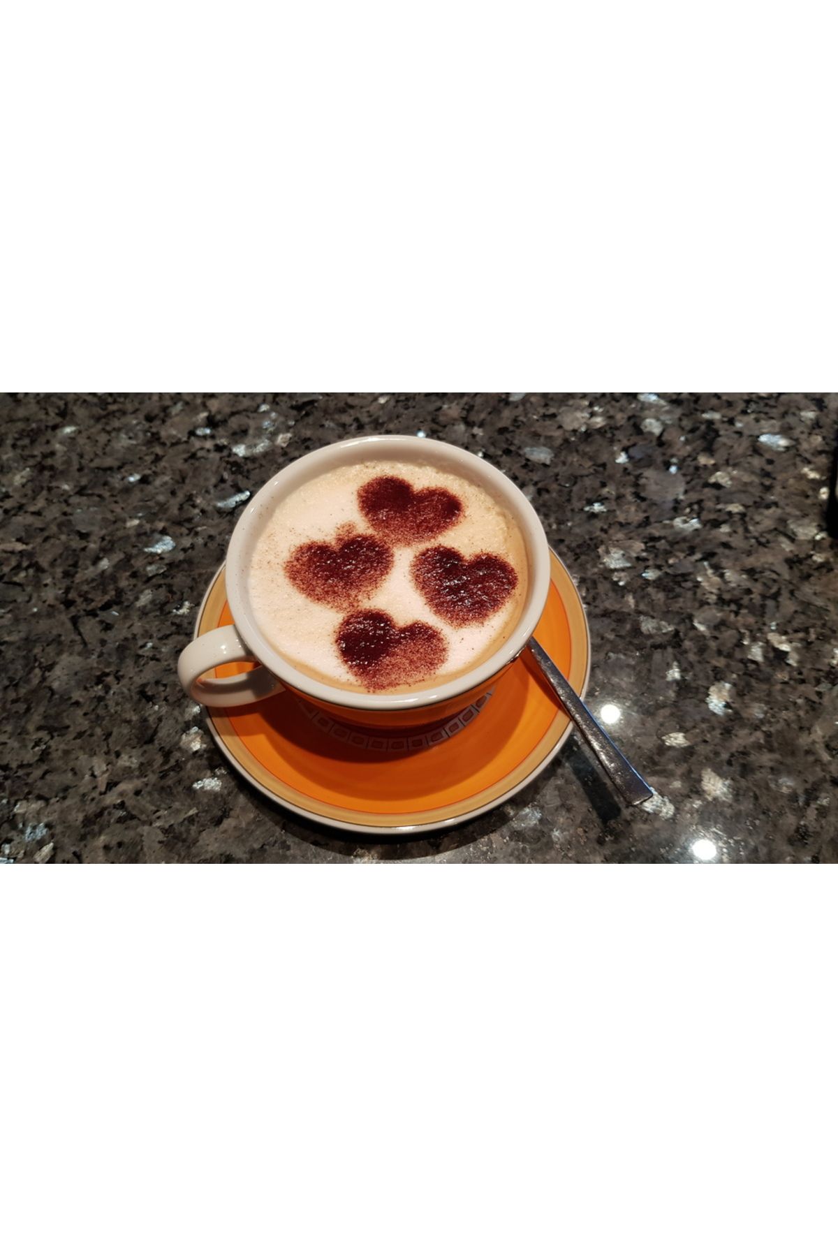Lucest Cappuccino kalp şablonu (Plastik Aparattır!!!)