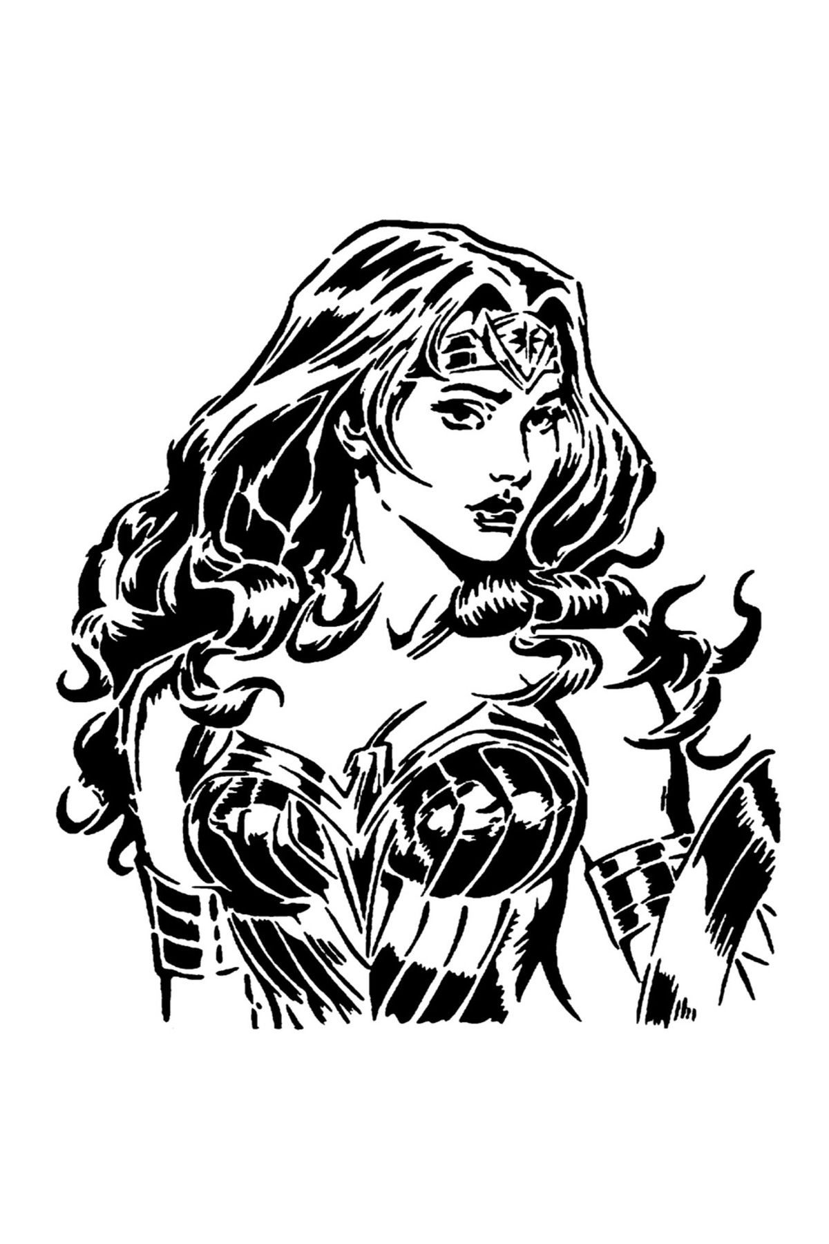 Lucest Wonder Woman kalıbı 18 (Plastik Aparattır!!!)