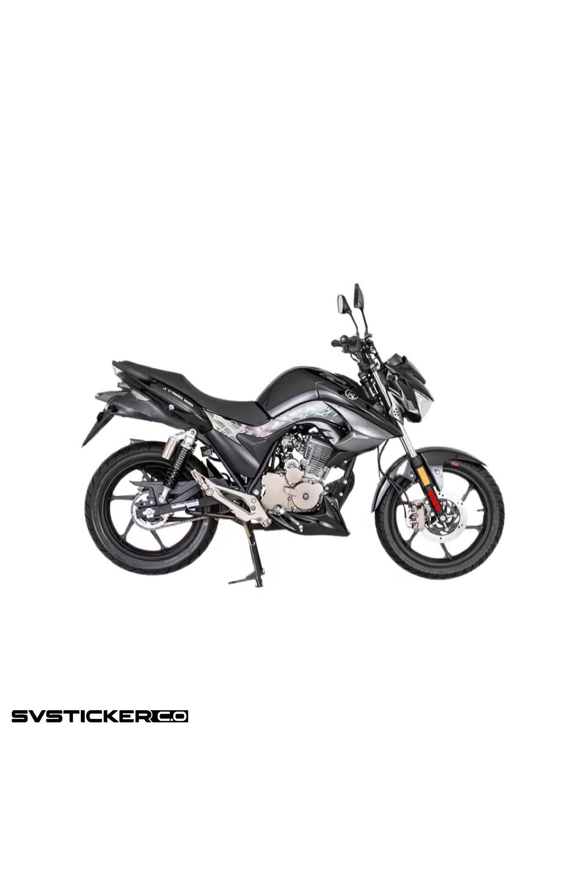 ARONA Mondial Drift L 125 Orta Şase Yıldırım Sticker Deseni Şimşek