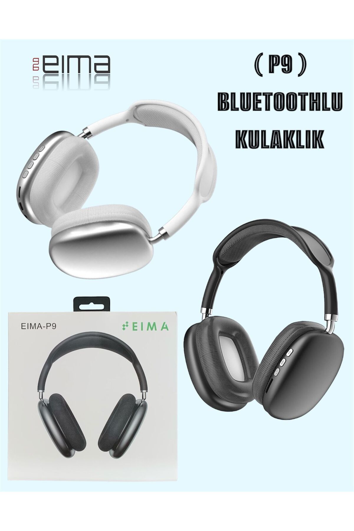 Bestech P9 Bluetoothlu Kulaklık Siyah