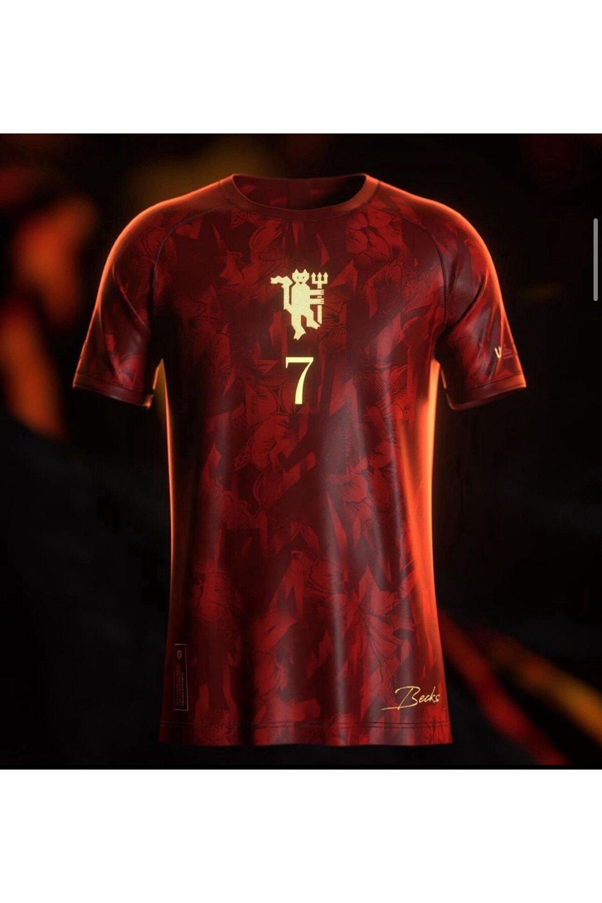 FAMİLYSTAN B.eckham Özel Tasarım Futbol Forması The Becks 7 Efsaneler Serisi Spor T-Shirt