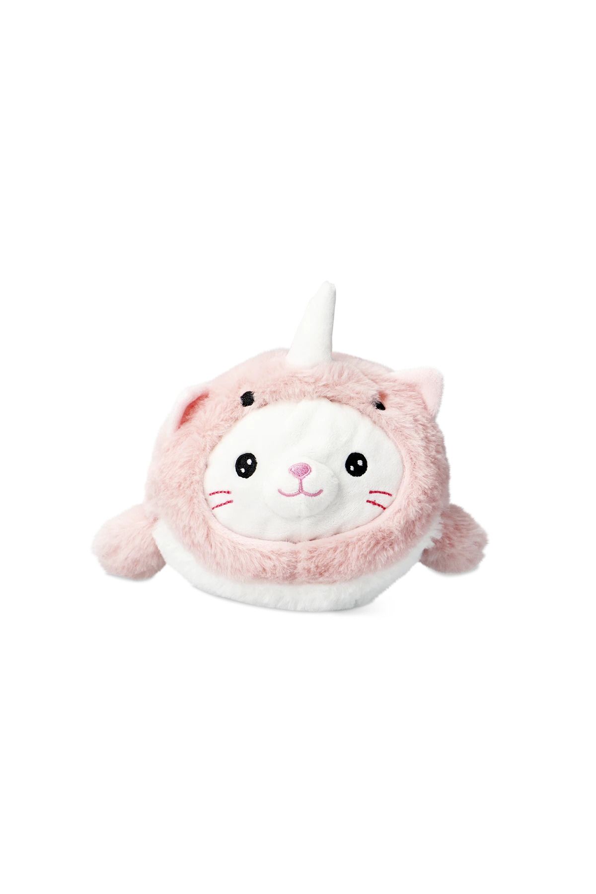 SHIVA Gift&More Pembe Peluş Deniz Gergedanı Kılığında Kedi Peluş Oyuncak 25 cm