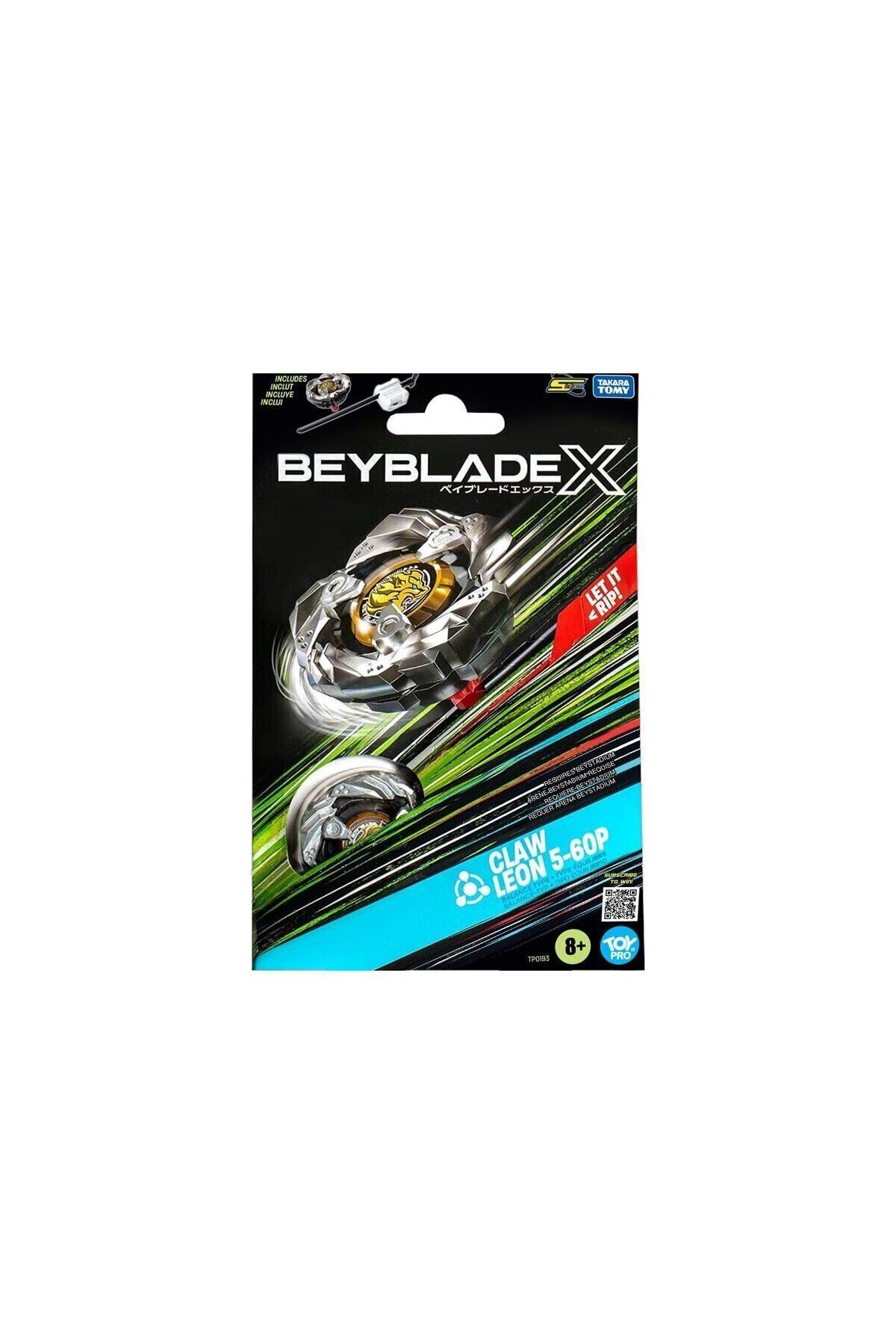 Aymir Ticaret BEY03000 Beyblade 1li Set Claw Leon 5-60P