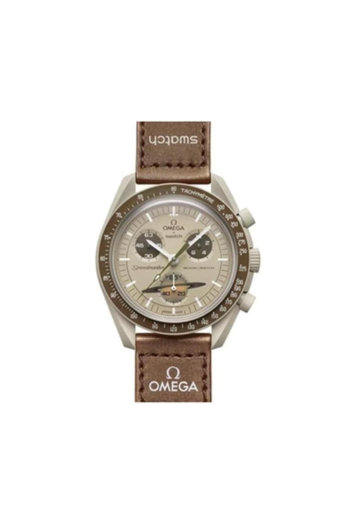 Omega-Omega Swatch watch with elegant and distinctive design with accessories 1