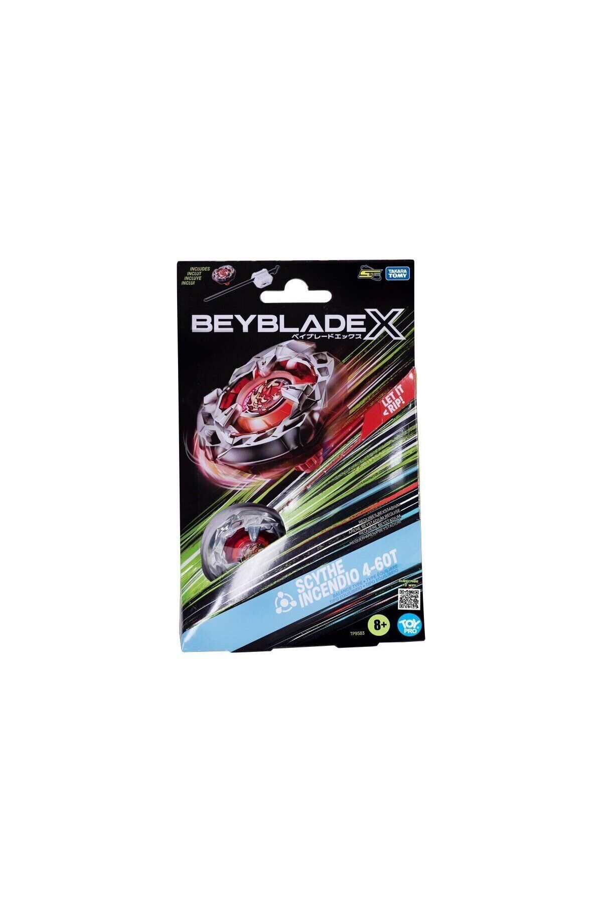 Aymir Ticaret BEY05000 Beyblade 1li Set Scythe Incendio 4-60T