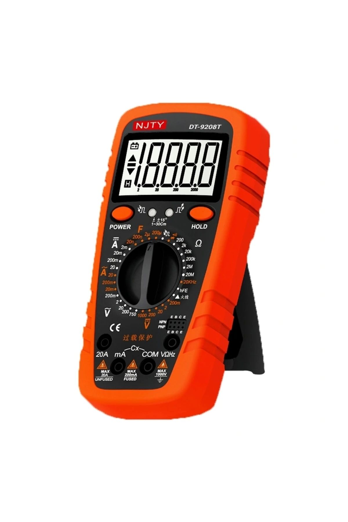 shopwave NJTY DT-9208T EL TİPİ MULTİMETRE DIGITAL ÖLÇÜ ALETİ (5047)