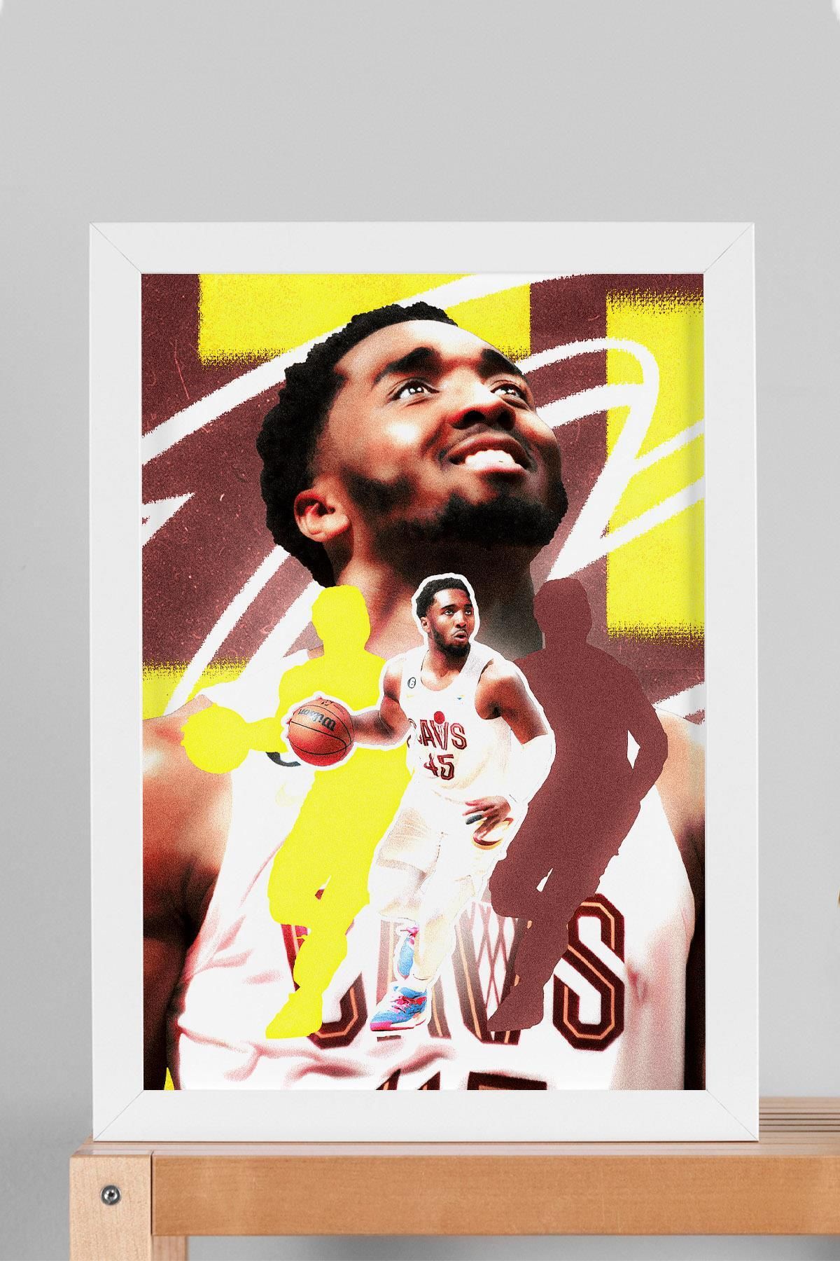 Saturn Donovan Mitchell Çerçeveli Tablo - Basketbol NBA Posteri Tablo