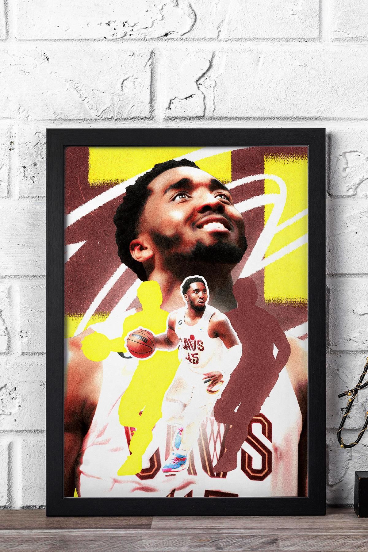 Saturn Donovan Mitchell Çerçeveli Tablo - Basketbol NBA Posteri Tablo