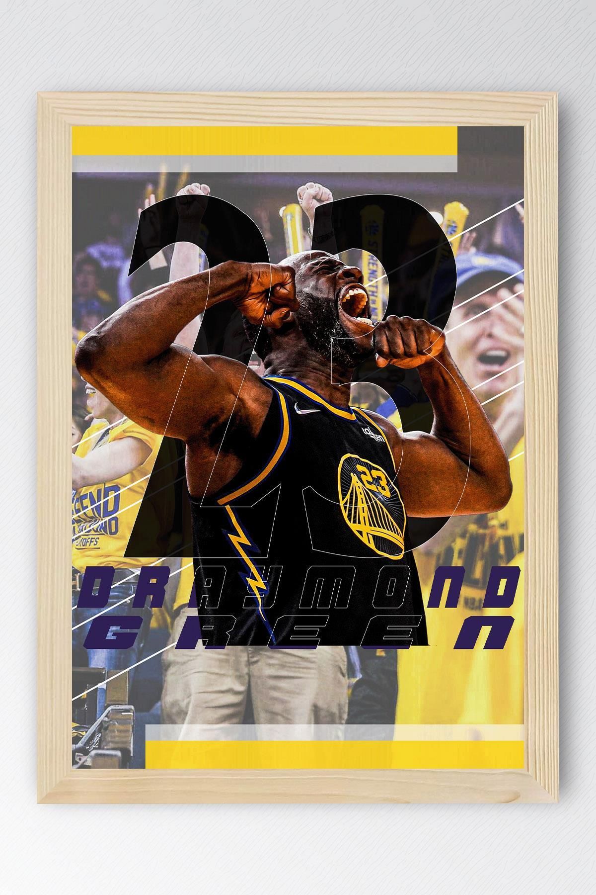 Saturn Draymond Green Çerçeveli Tablo - Basketbol NBA Posteri Tablo