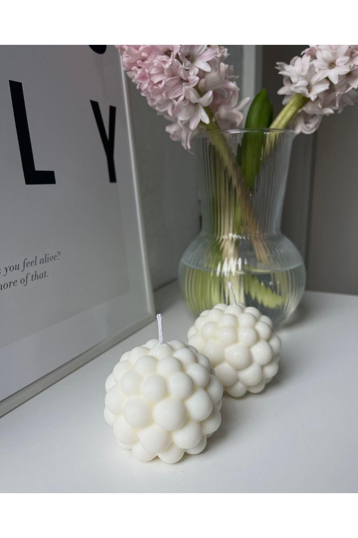 SCA CANDLE dekoratif Mum İnci model Tekli Ürün