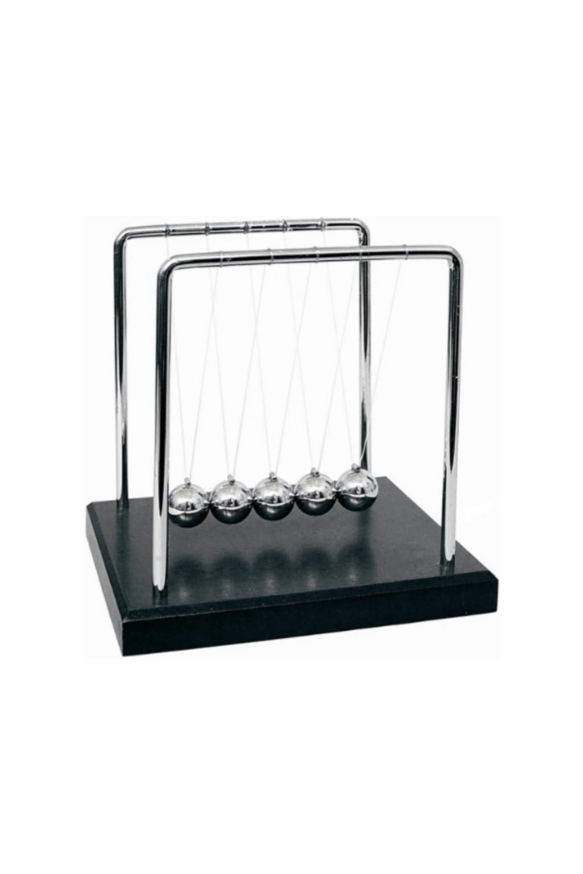 giftzen Masaüstü Metal Süs Denge Topları 5 Top