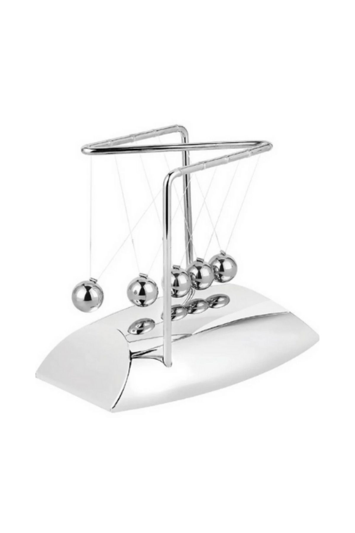 giftzen Masaüstü Metal Süs Denge Topları 5 Top ZG