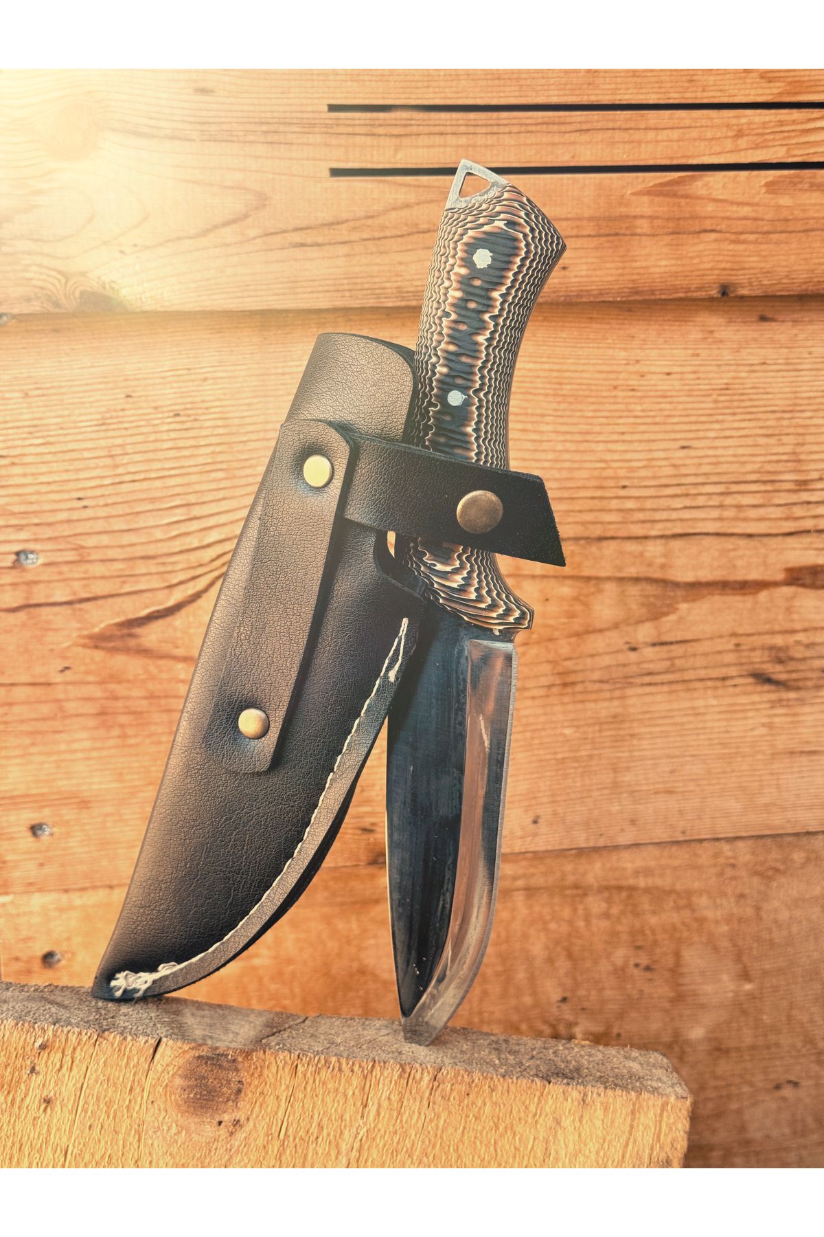 Artabel Doğal Bushcraft Hun Modeli Bıçak
