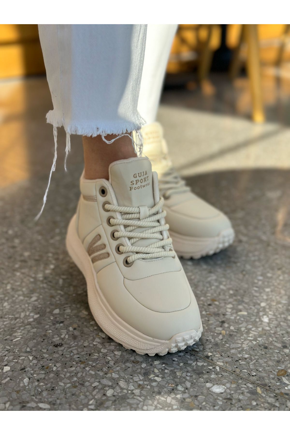 Guja KADIN İTHAL SNEAKER | BEJ