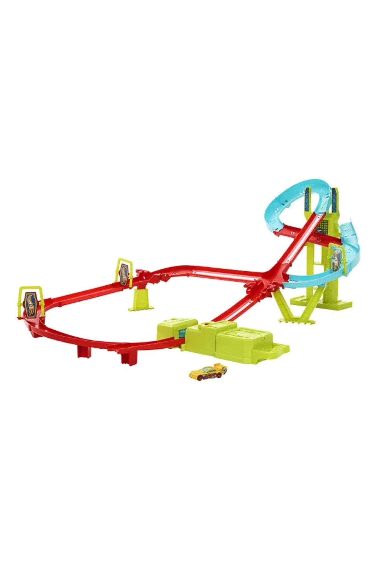 NECO TOYS Hot Whe els Neon Yarışlar Çoklu Yarış Heyecanı Pist Seti HPC07