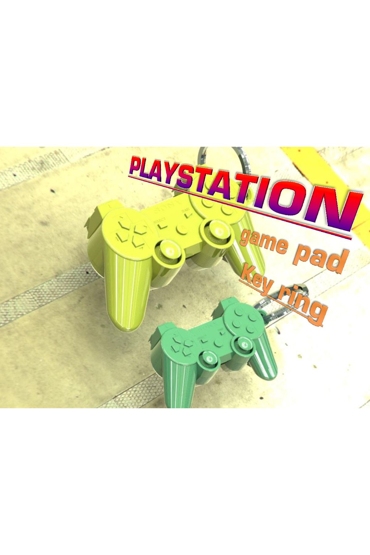talaşoğlu Playstation Anahtar Yüzüğü (4 Adet)