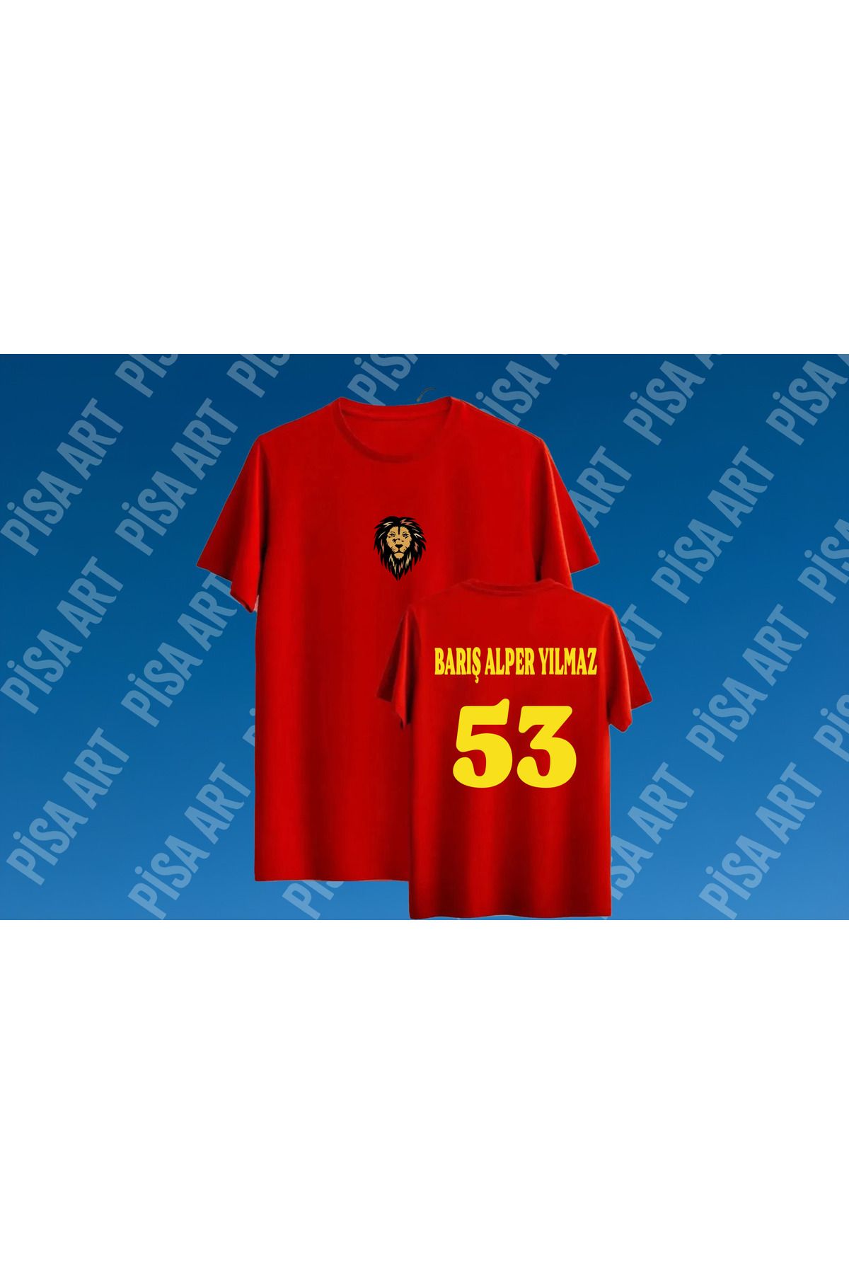 Pisa Art Barış Alper Yılmaz Özel Tasarım Taraftar T-Shirt