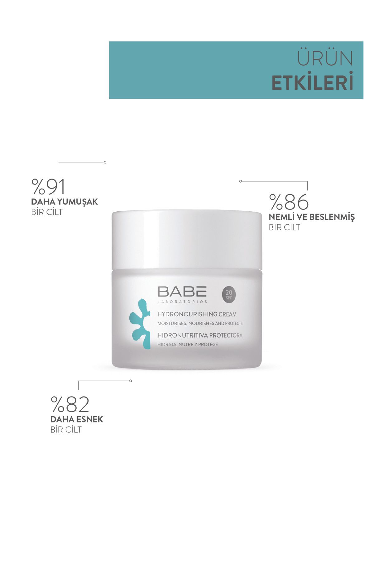 Babe Laboratorios-Babe Hydronourishing Cream Spf 20 Moisturizing Cream 50 ml 2