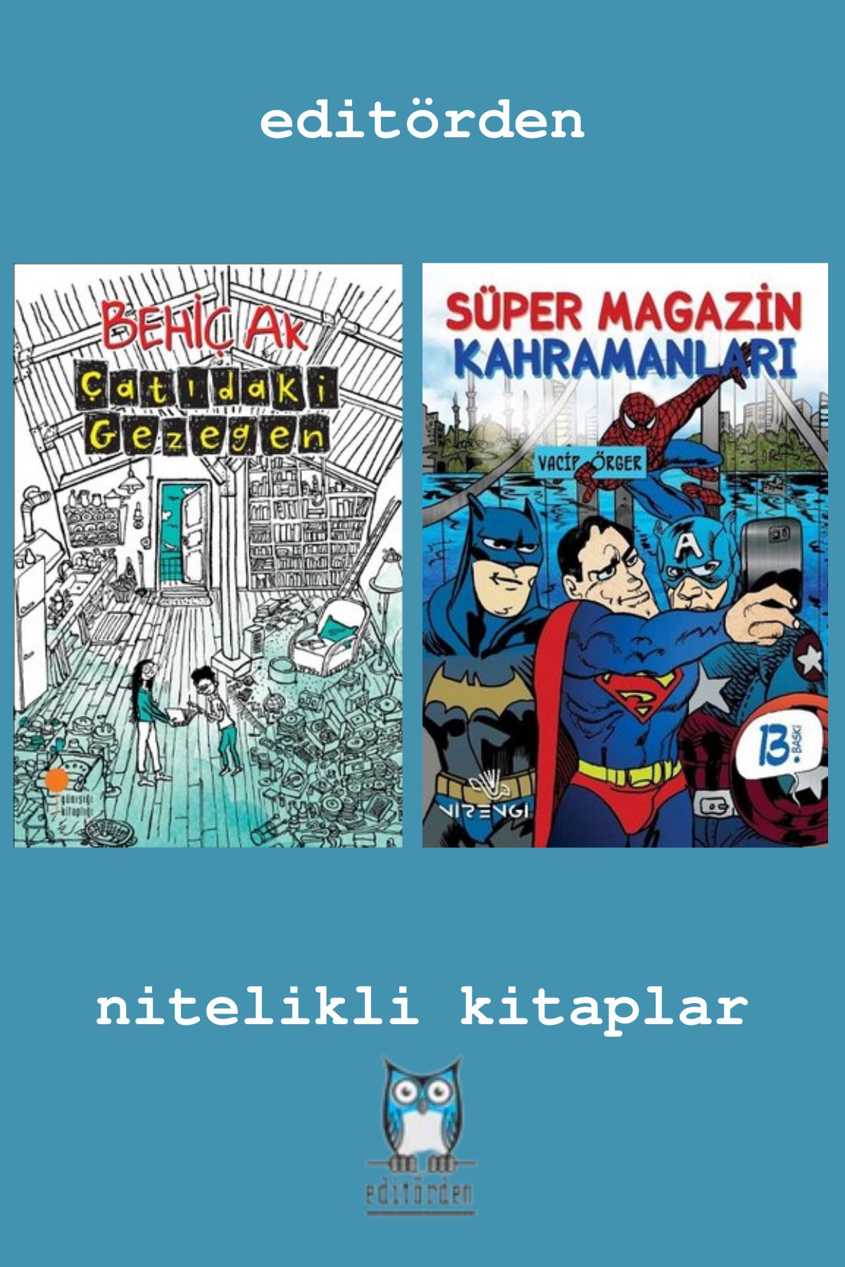 Bilge Kuş Yayınları Çatıdaki Gezegen – Süper Magazin Kahramanları