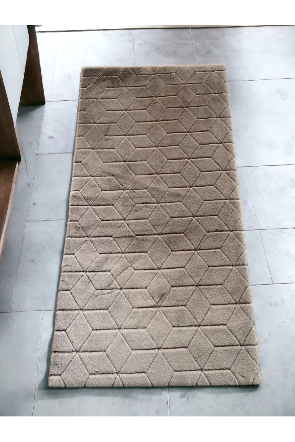 esdekor Comfort Diamond No:1 | Gri Halı 75x110cm