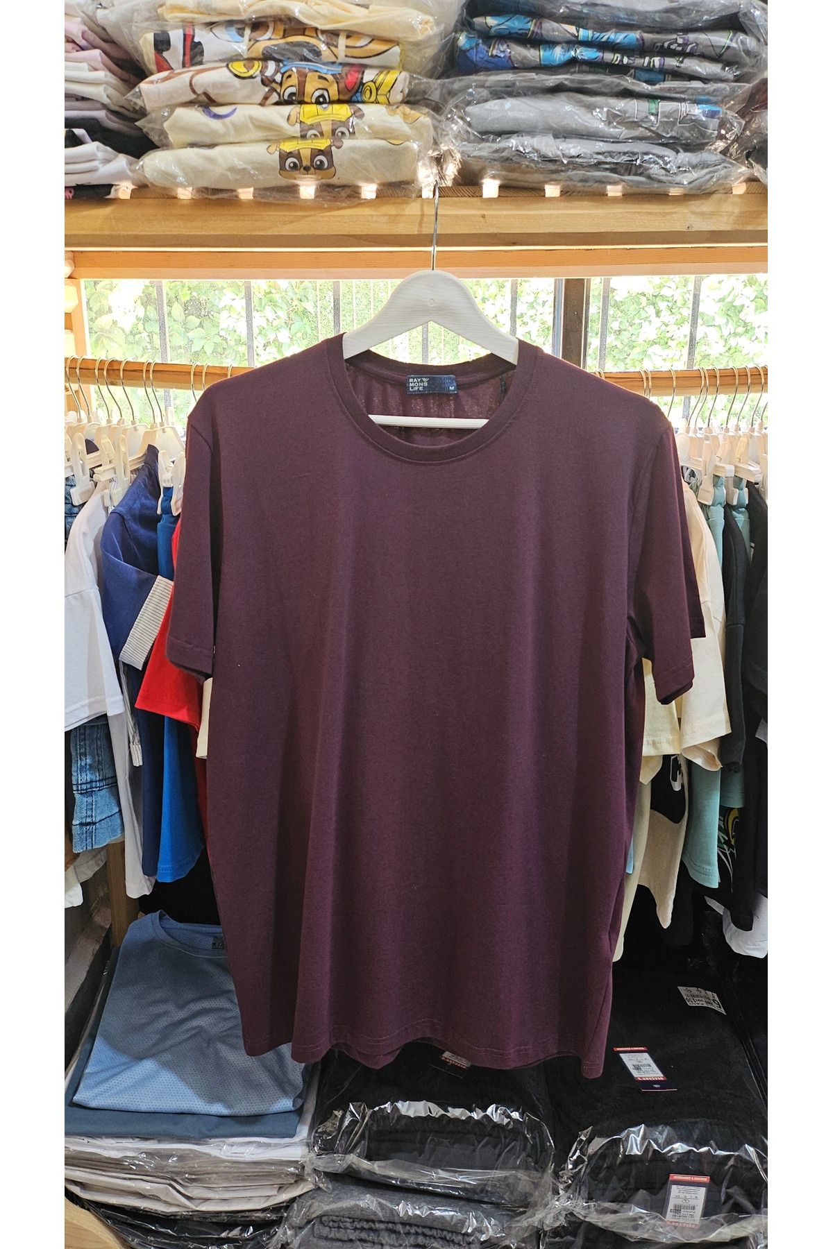 tuanakidswear Mürdüm renk /koyu mor renk unisex tşirt