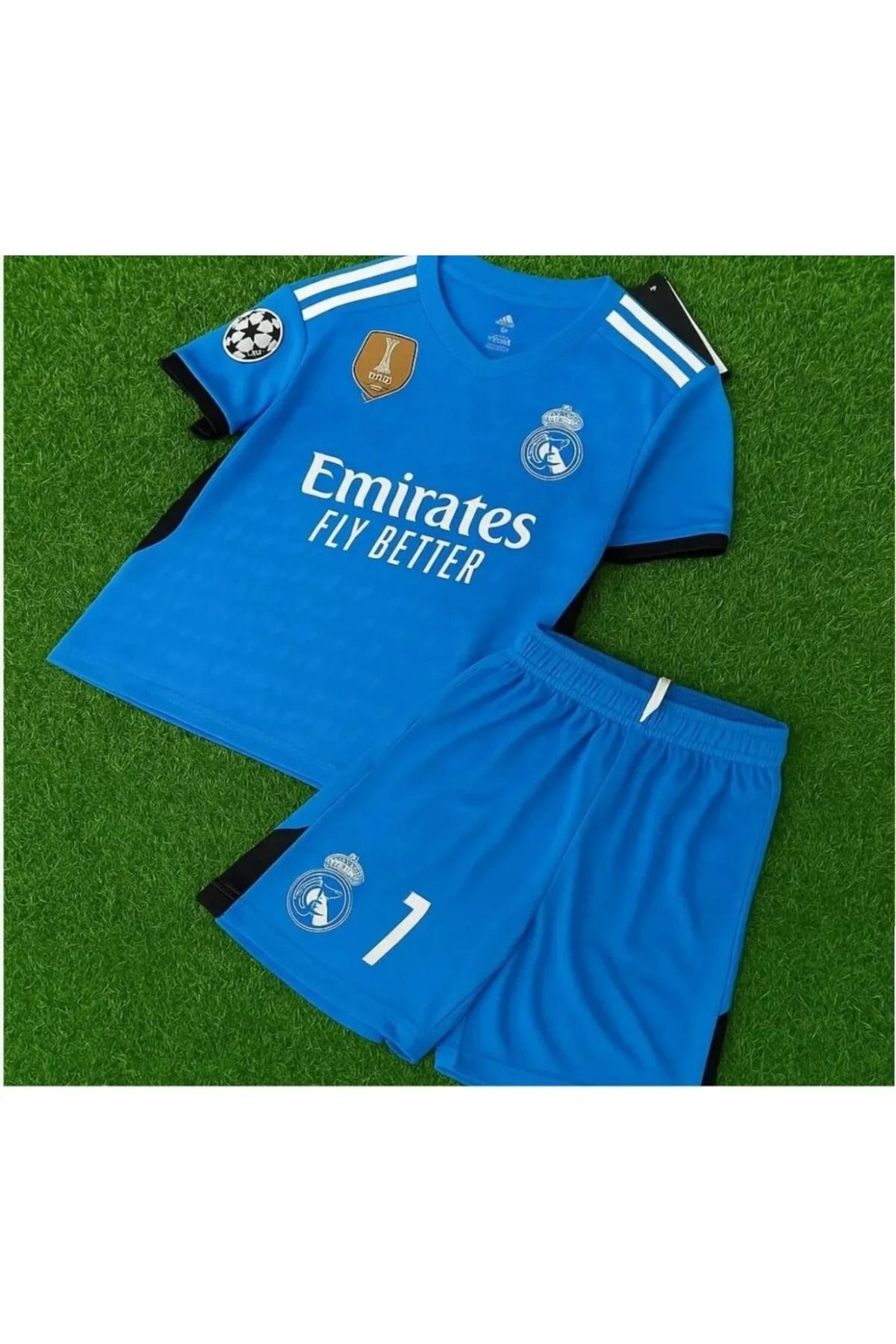 BARBITOS Real Madridd 2022/23 Sezonu Thibaut Courtois Kaleci Çocuk Forması