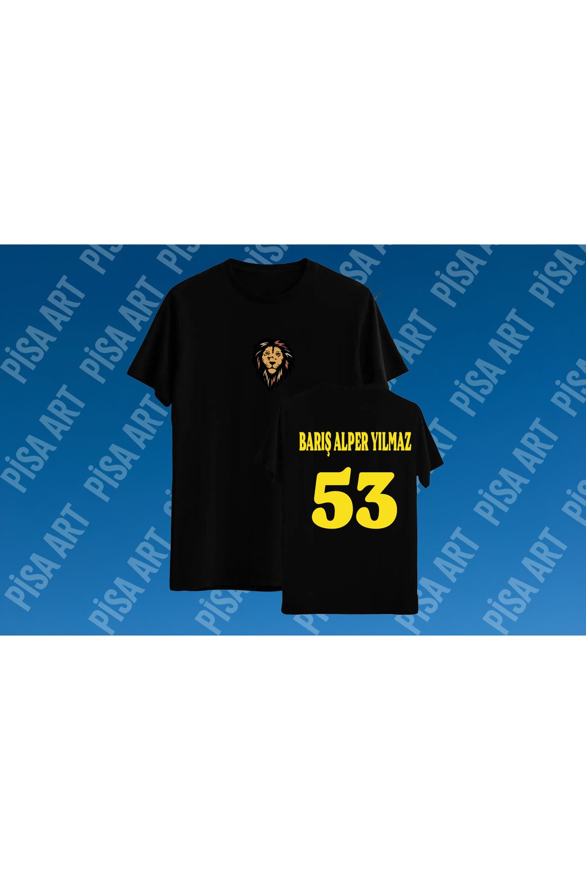 Pisa Art Barış Alper Yılmaz Özel Tasarım Taraftar T-Shirt