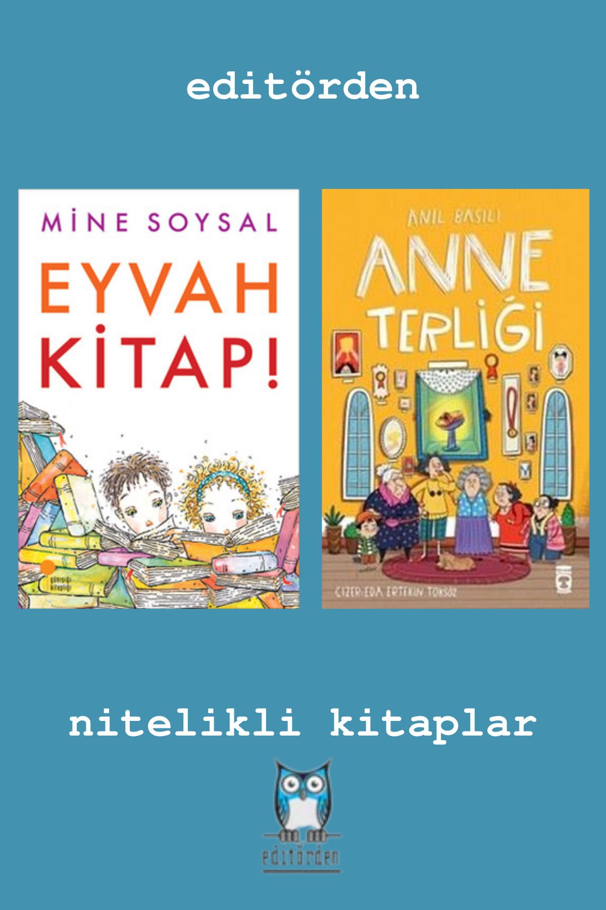 Bilge Kuş Yayınları Eyvah Kitap! – Anne Terliği / Anıl Basılı