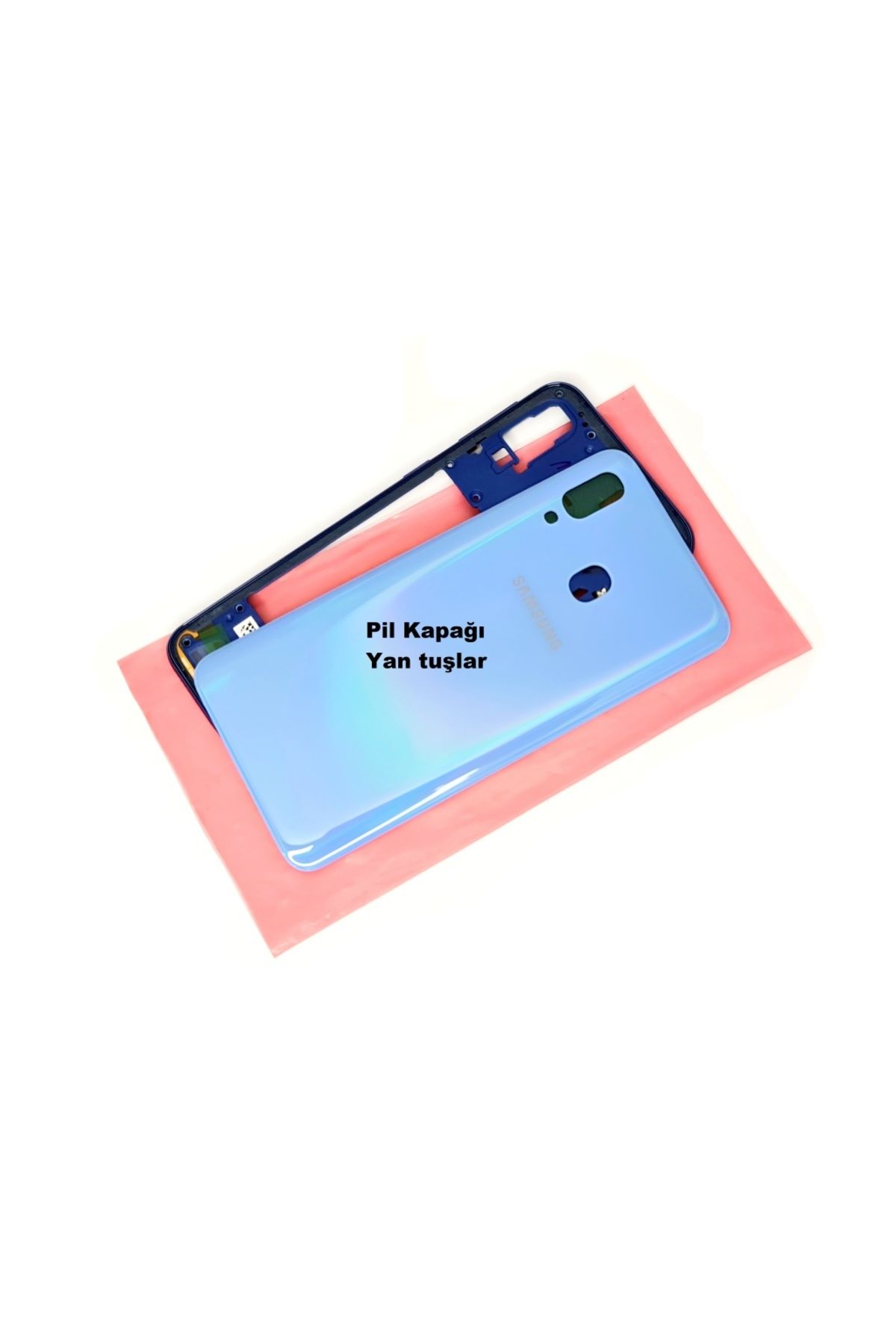 indirimplus Samsung Galaxy A40 A 405 Kasa Arka Pil Batarya Kapağı MAVİ