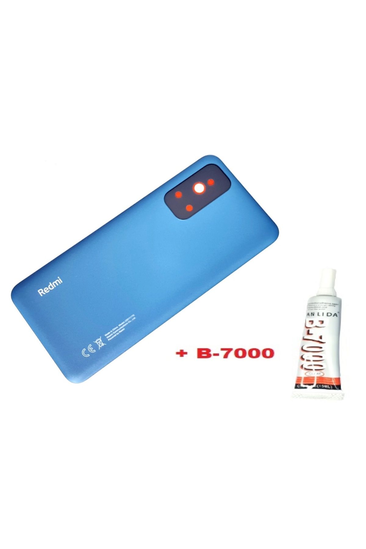 indirimplus Xiaomi Redmi Note 11S Arka Pil Batarya Kapağı (B 7000) MAVİ