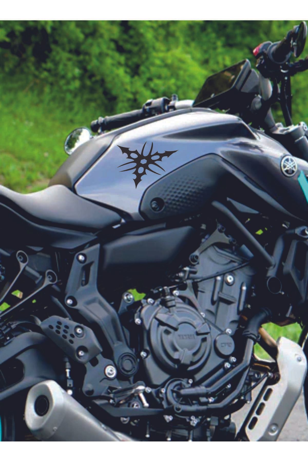Axion Garage YAMAHA VİRÜS STİCKER - 10CM / 2 ADET