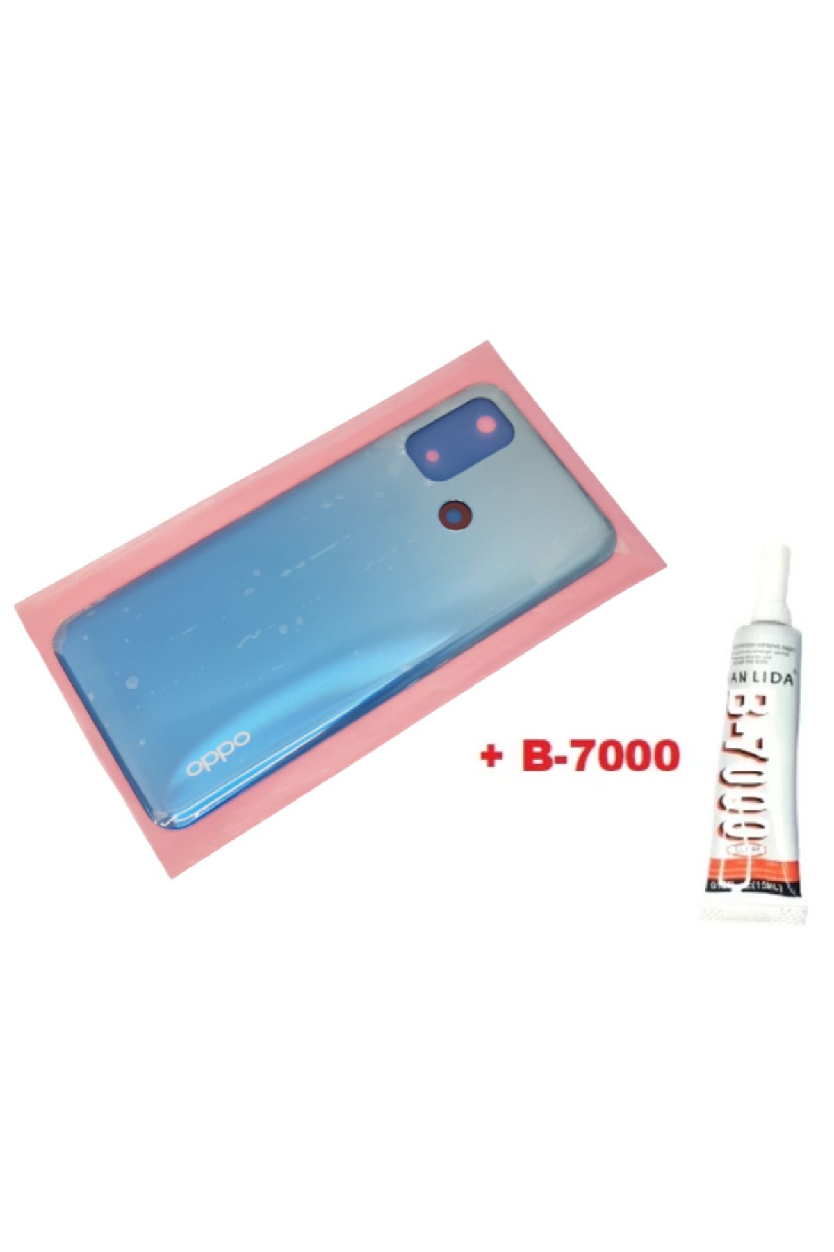 indirimplus Oppo A32 4G Arka Pil Batarya Kapağı (B 7000) MAVİ
