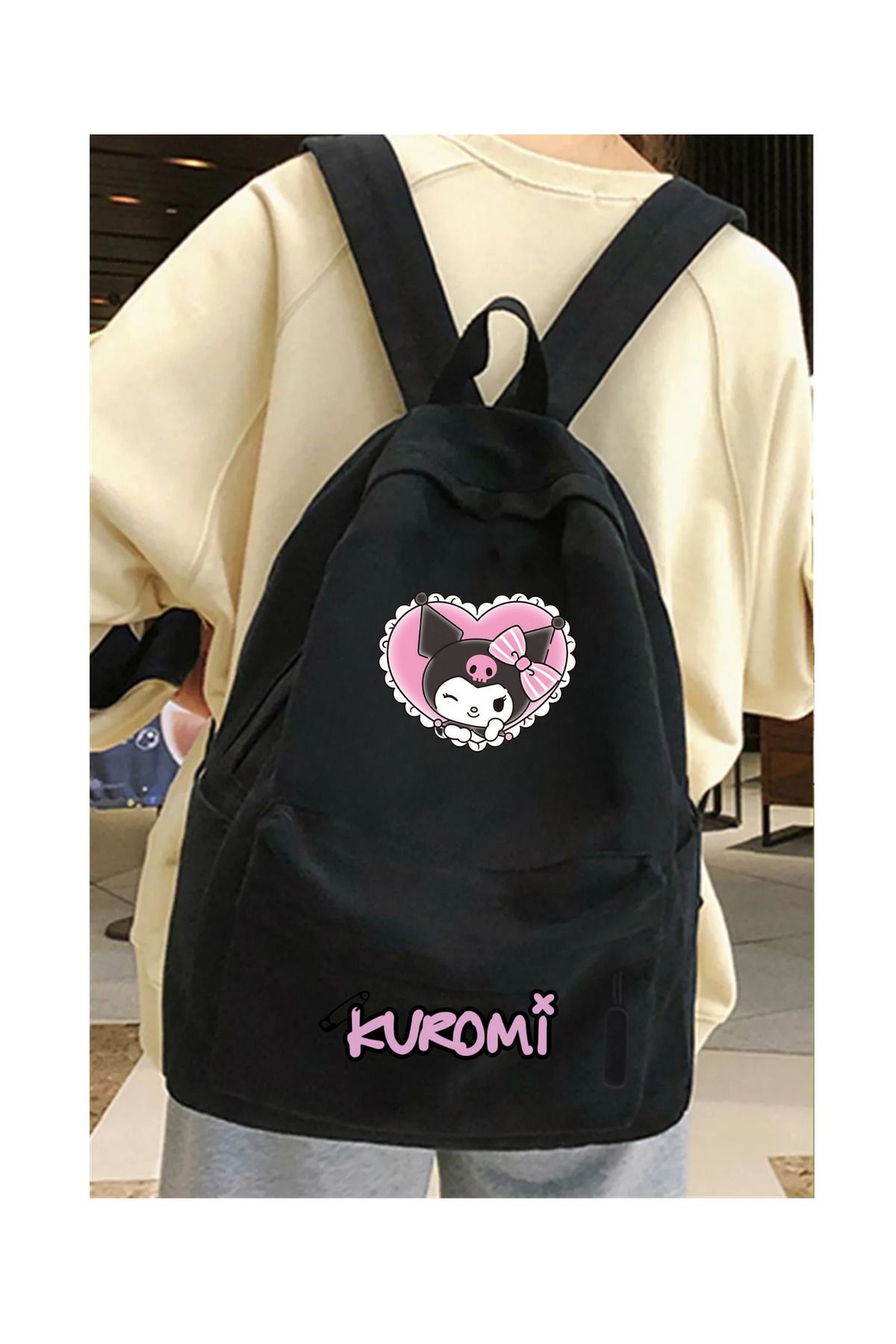 Toum Kuromi Baskılı Sırt Okul Çantası