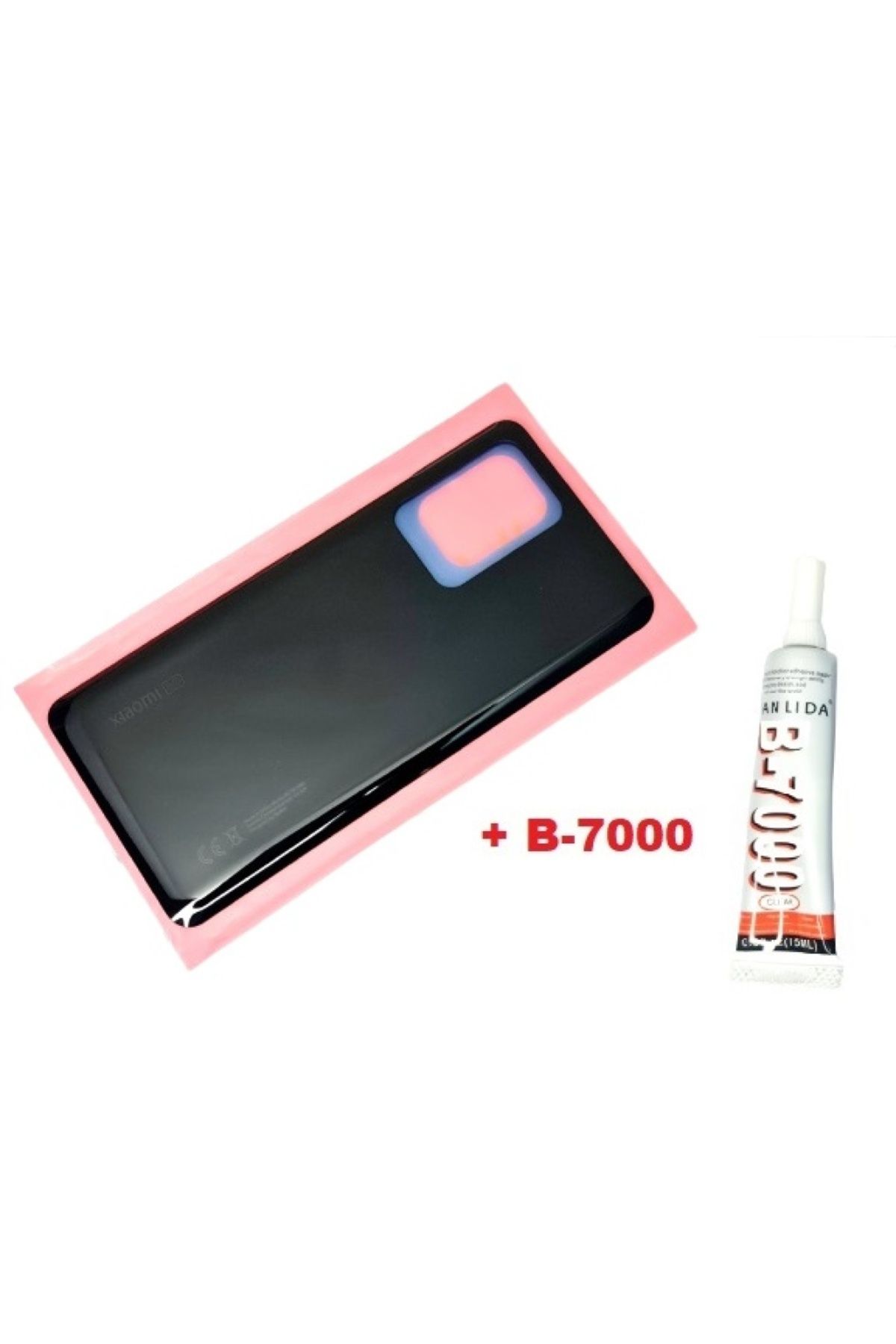 indirimplus Xiaomi Mi 11T Arka Pil kapağı (CAM+B 7000) SİYAH