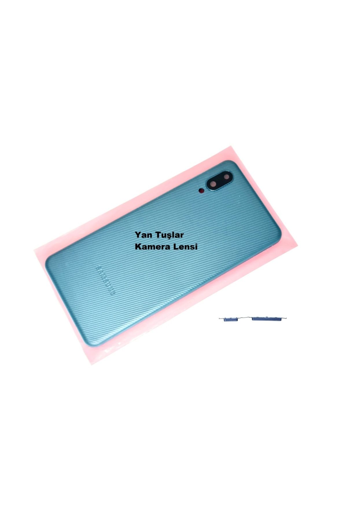 indirimplus Samsung Galaxy A02 Kasa Arka Pil Batarya Kapağı MAVİ
