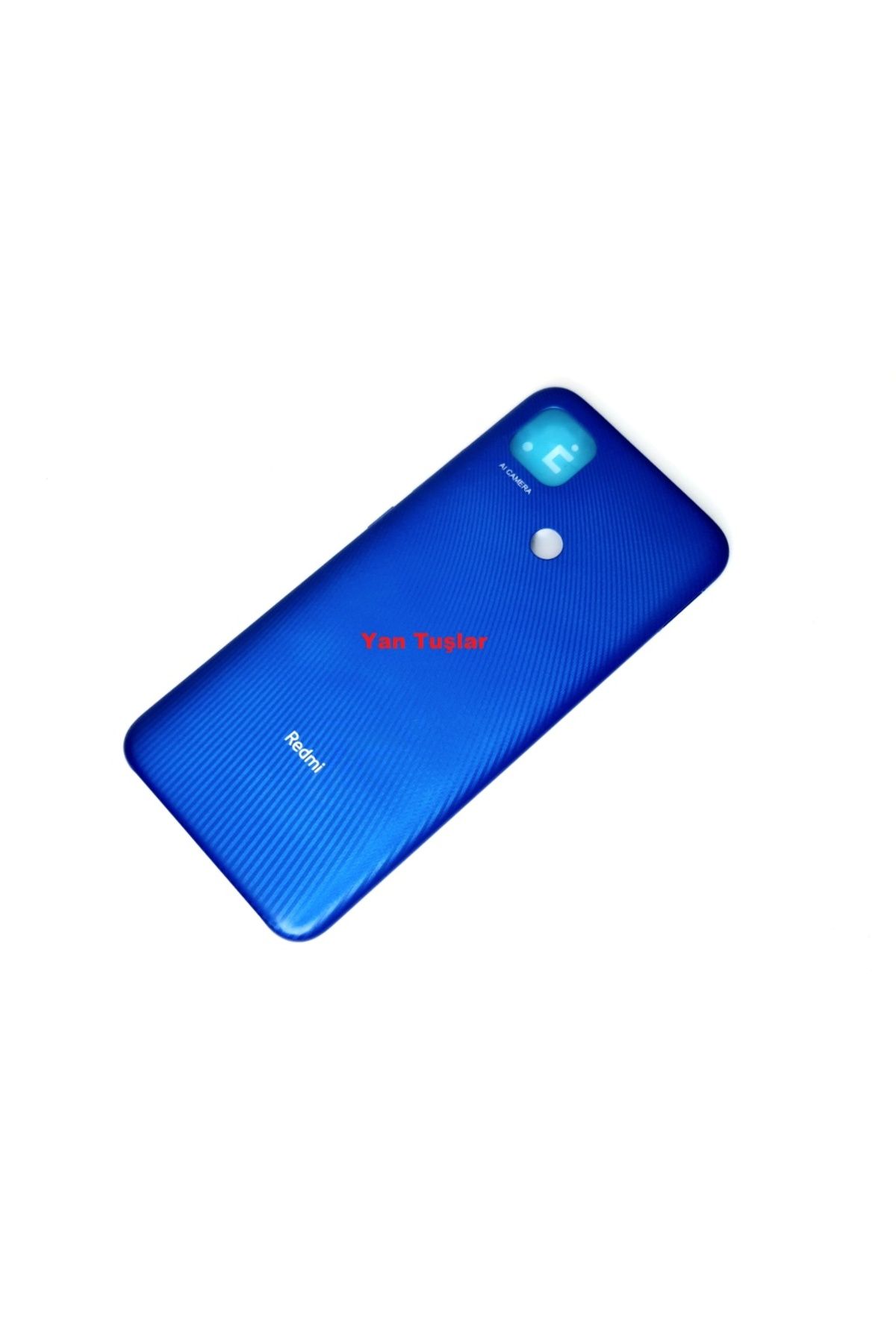 indirimplus Xiaomi Redmi 9C Kasa Arka Pil Batarya Kapağı MAVİ
