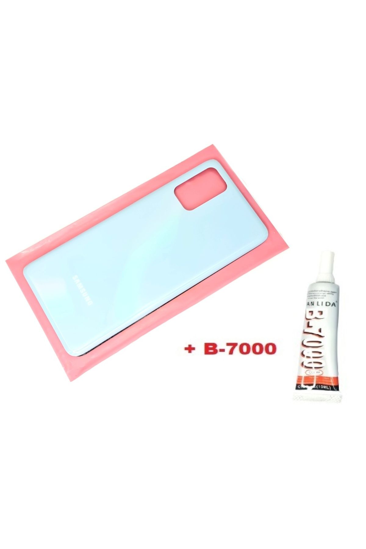 indirimplus Samsung Galaxy S20 Plus Arka Pil Batarya Kapağı (CAM+B 7000) MAVİ