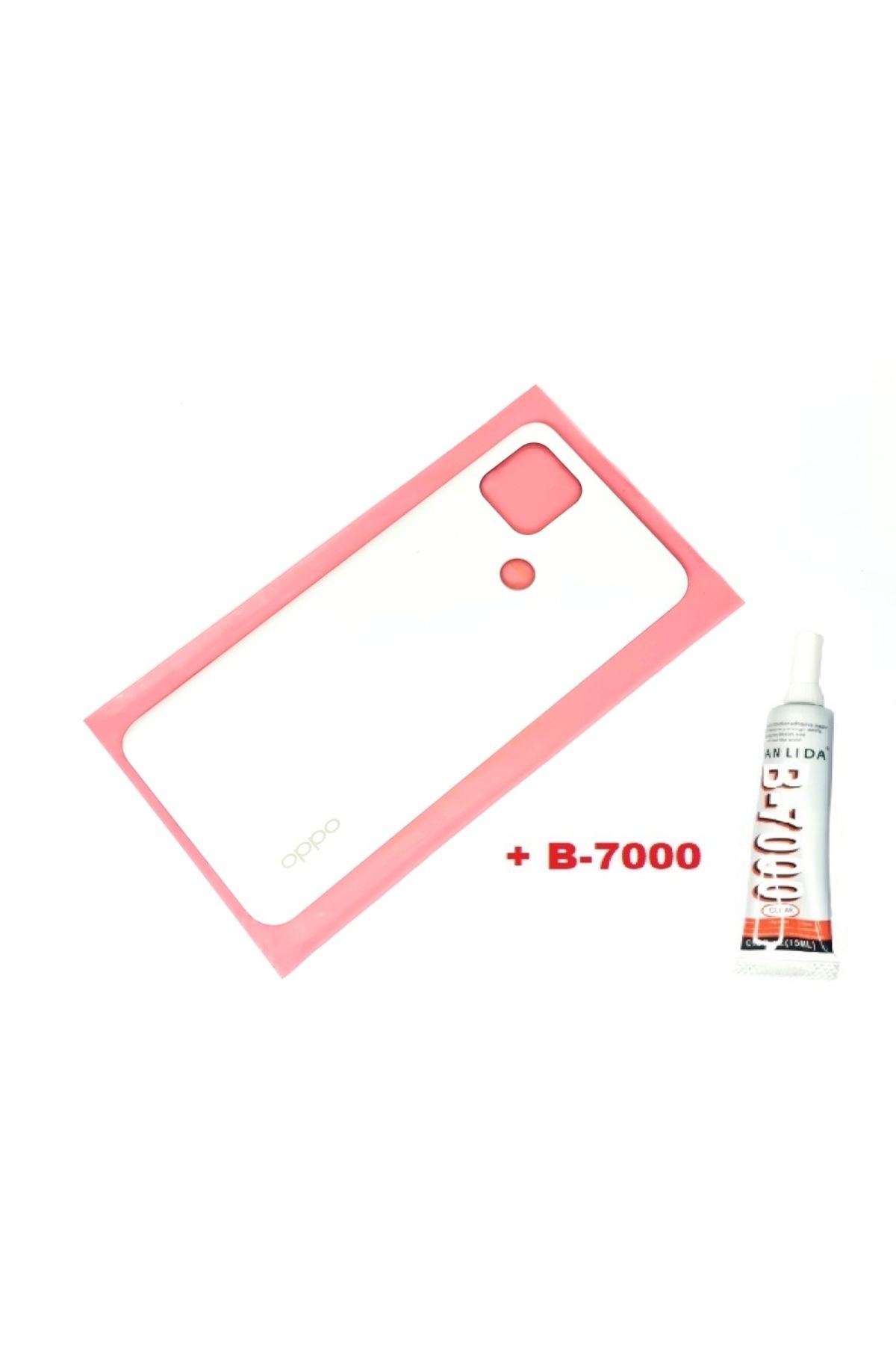 indirimplus Oppo A15 A15S Arka Kapak Batarya Pil Kapağı (B 7000) BEYAZ