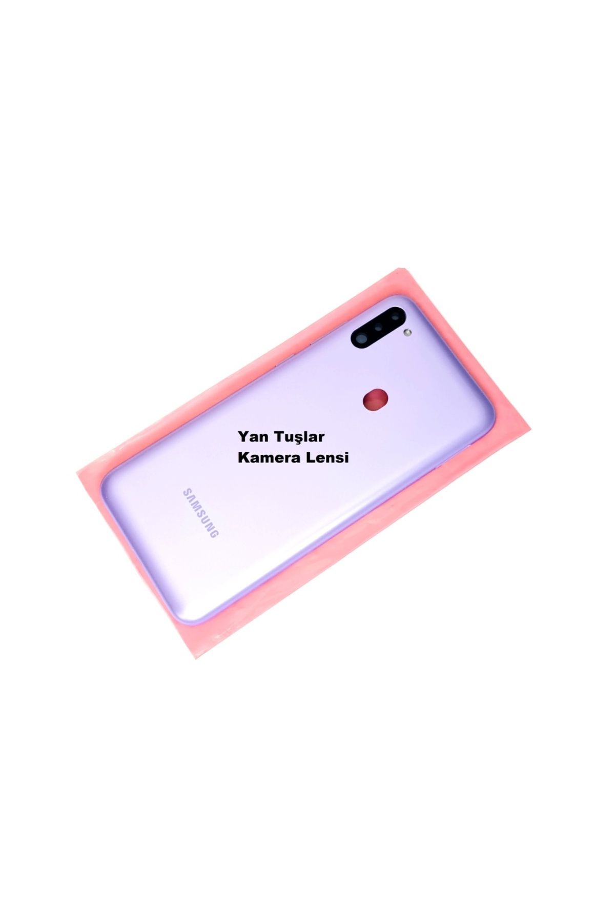 indirimplus Samsung Galaxy M11 Kasa Arka Pil Batarya Kapağı Mor