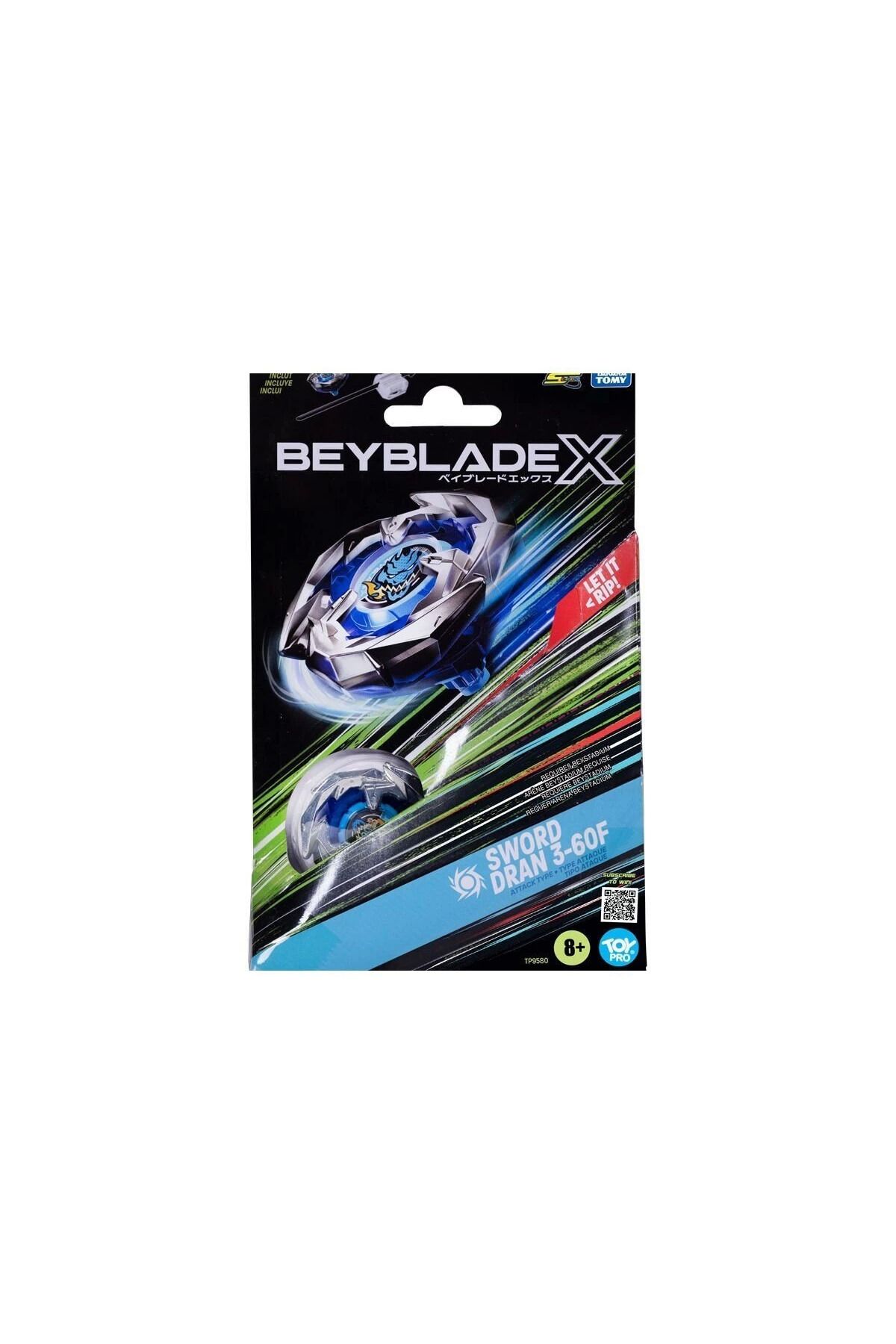 E&E Home BEY07000 Beyblade 1li Set Sword Dran 3-60F
