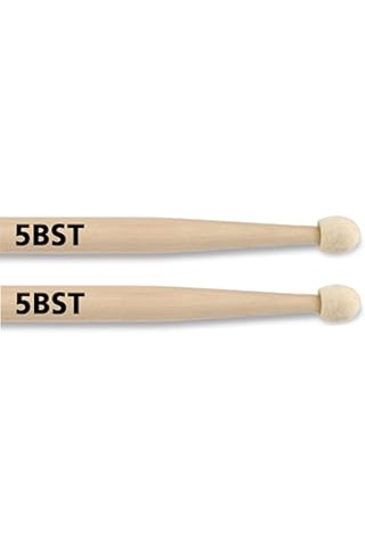 Pazarcan Vic Firth Baget(Çift) 5B Soft Touch (Keçe Uç), Hıckory, 0.59
