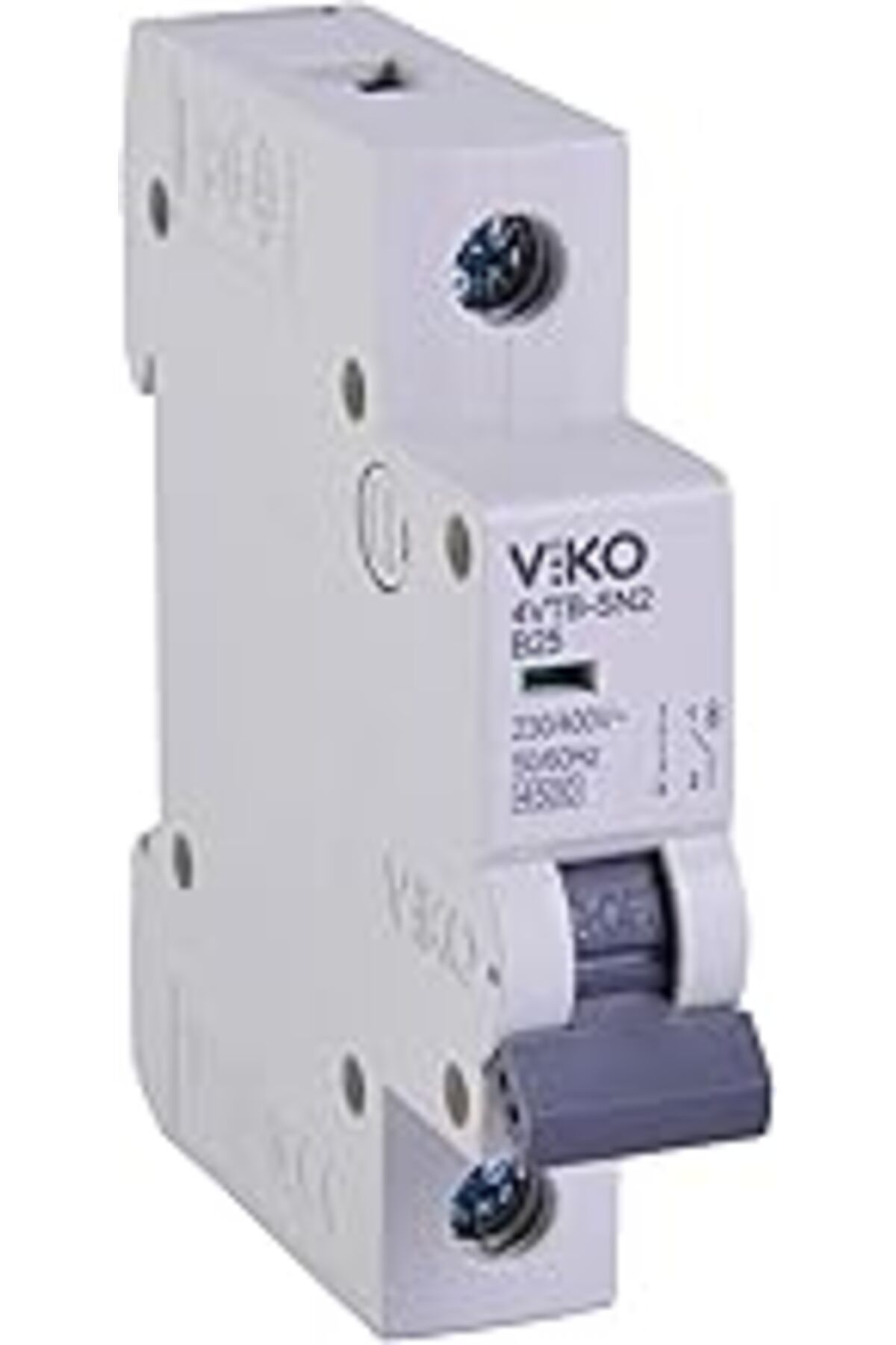 Qedii 4Vtb-1B25 Otomatik Sigorta 4,5Ka B Tipi 1 Kutup 25A
